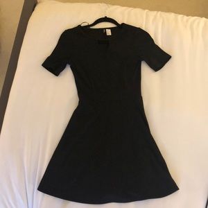 Black skater dress